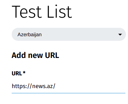 Test Lists Editor Test Lists Editor